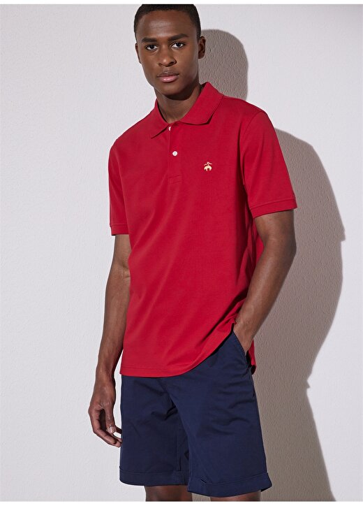 Brooks Brothers Kırmızı Erkek Polo T-Shirt BBSP23MTS029 3