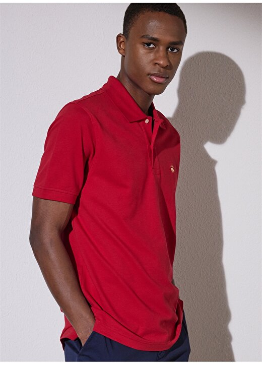 Brooks Brothers Kırmızı Erkek Polo T-Shirt BBSP23MTS029 4