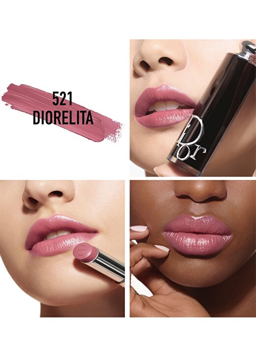 Dior Addict Shine Lipstick 521 Diorelita 2