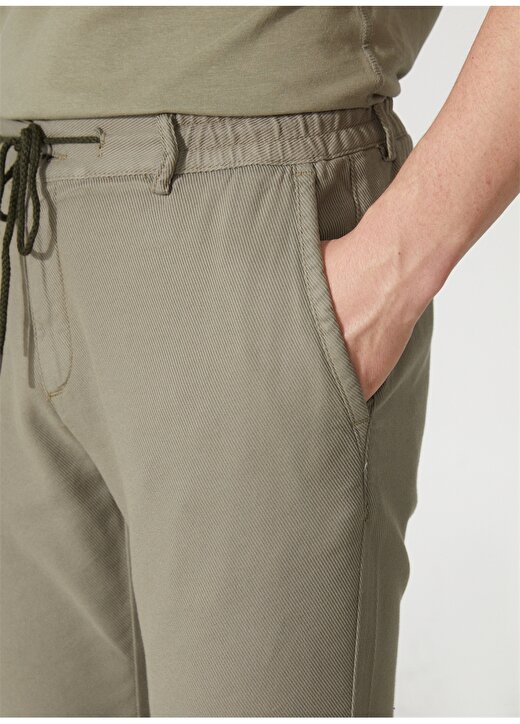 Gmg Fırenze Standart Bel Normal Paça Slim Fit Haki Erkek Pantolon GU23MSS01017 4