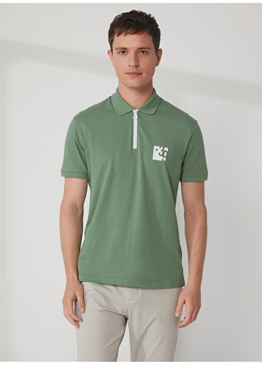 Gmg Fırenze Polo Yaka Düz Yeşil Erkek T-Shirt GU23MSS03039 3