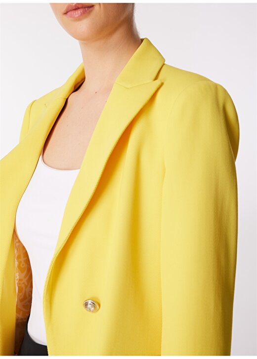 Brooks Brothers Normal Sarı Kadın Ceket BBSP23FBL002 4