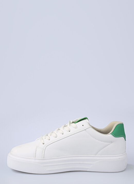 Dunlop Beyaz - Yeşil Kadın Lifestyle Ayakkabı DNP-2260   1
