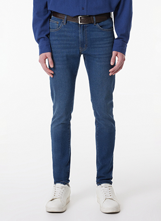 Riders By Lee Memphis Skinny Fit Dar Kesim Mavi Esnek Jean Kot Pantolon 2