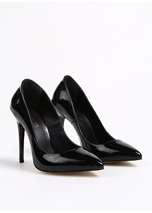 F By Fabrika Siyah Kadın Topuklu Ayakkabı MINESTERA 2