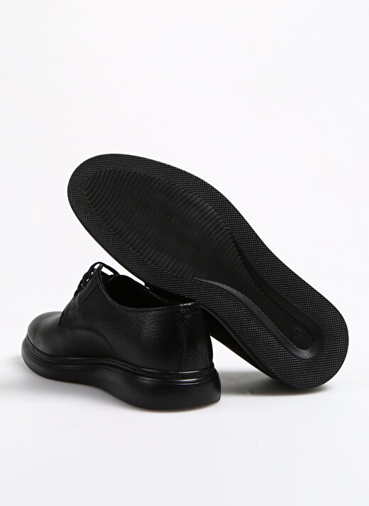F By Fabrika Deri Siyah Erkek Klasik Ayakkabı GAMES 4
