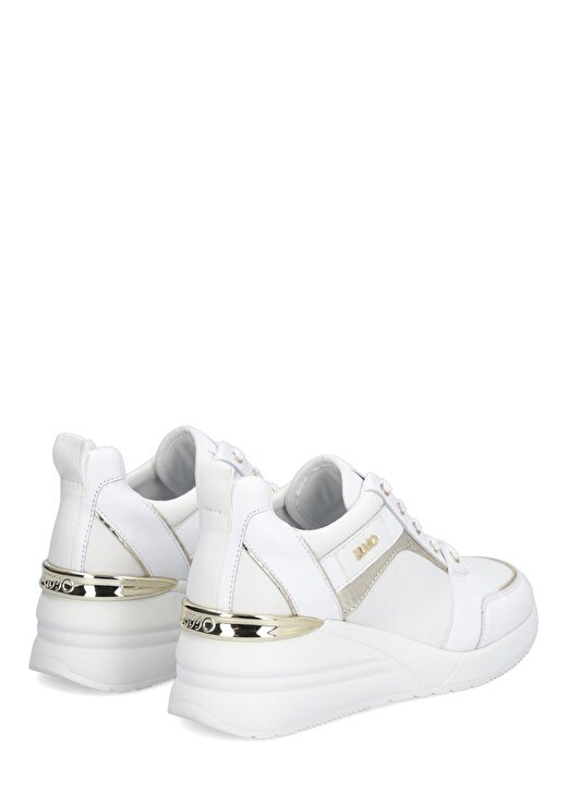 Lıu Jo Beyaz Kadın Deri Sneaker BA3043PX33601111 3