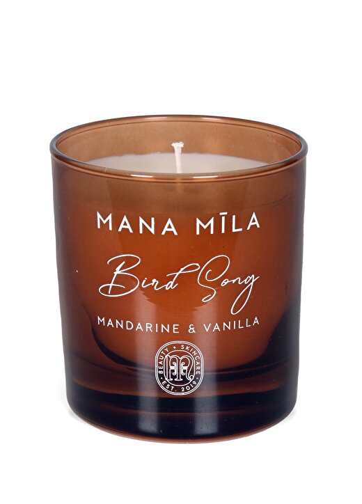Mana Mila Bird Song Mum - Mandarine & Vanilla Scanted Candle 1