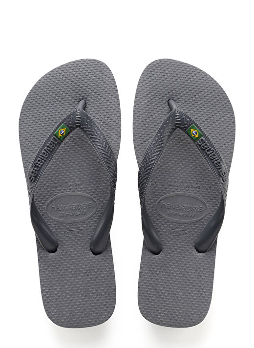 Havaianas Gri Erkek Terlik BRASIL STEEL GREY 45/46 1