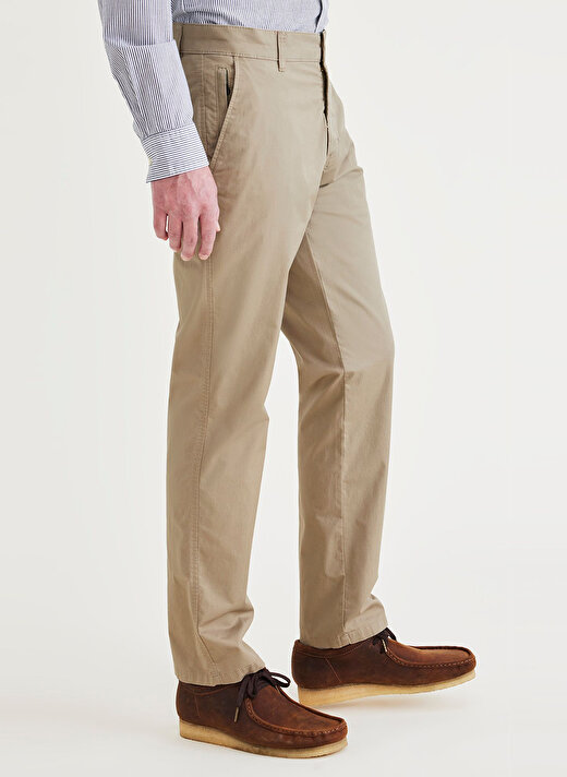 Dockers Normal Bel Slim Paça Slim Fit Bej Erkek Pantolon 79488-0172 3