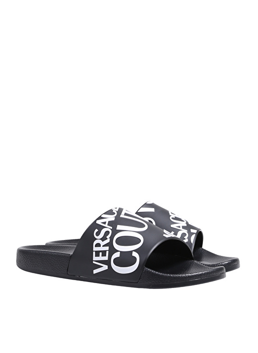 Versace Jeans Couture Siyah Erkek Terlik 74YA3SQ1 2