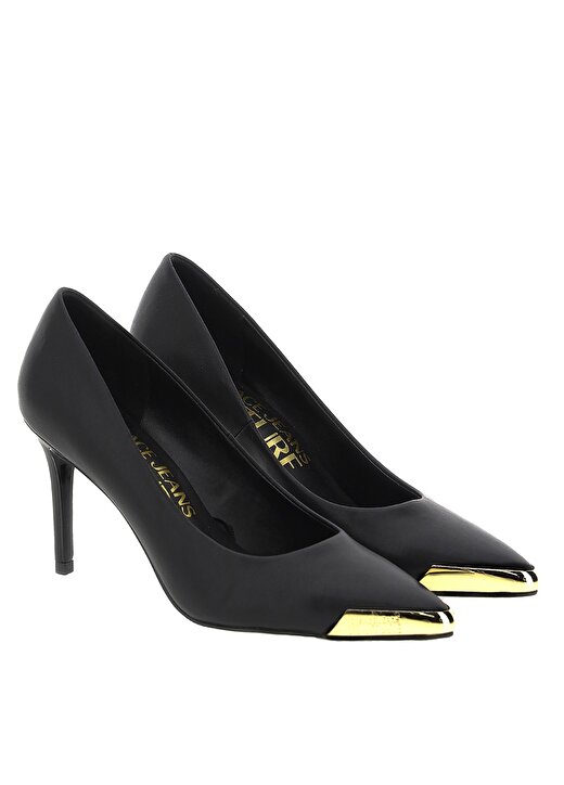 Versace Jeans Couture Kadın Siyah Topuklu Ayakkabı 74VA3S50ZP127899 1