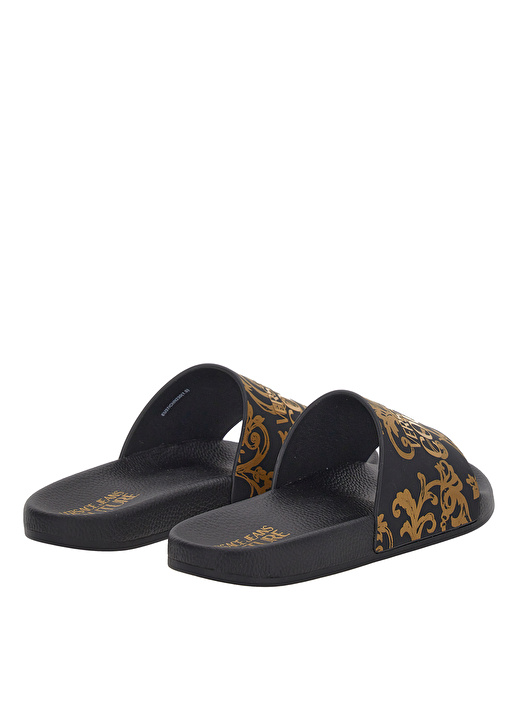 Versace Jeans Couture Siyah Kadın Terlik 74VA3SQ3ZS365G89 2