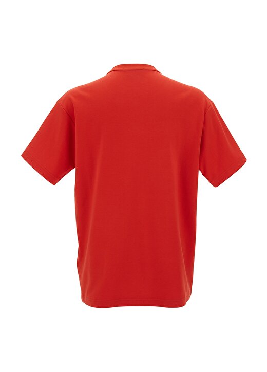 Versace Jeans Couture Bisiklet Yaka Kırmızı Erkek T-Shirt 74GAHF02CJ01F521 2