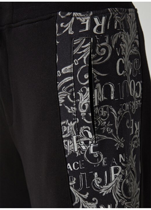 Versace Jeans Couture Siyah Erkek Sweat Şort 74GAD3C0FS063899 4