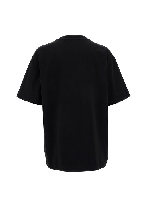 Versace Jeans Couture Bisiklet Yaka Siyah Erkek T-Shirt 74GAHF05CJ04F899 2
