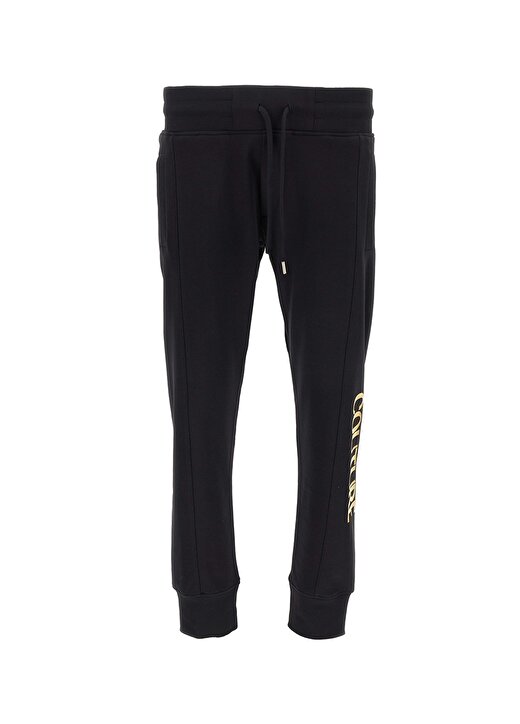 Versace Jeans Couture Lastikli Bel Slim Fit Siyah Erkek Eşofman Altı 74GAAT01CF05TG89 1
