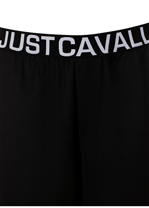 Just Cavalli Lastikli Bel Normal Paça Slim Fit Siyah Erkek Pantolon 74OBA105N0203899 2