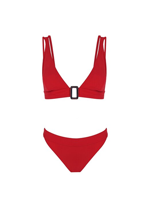 Zeki Kırmızı Kadın Bikini Takım B.1729-23 1