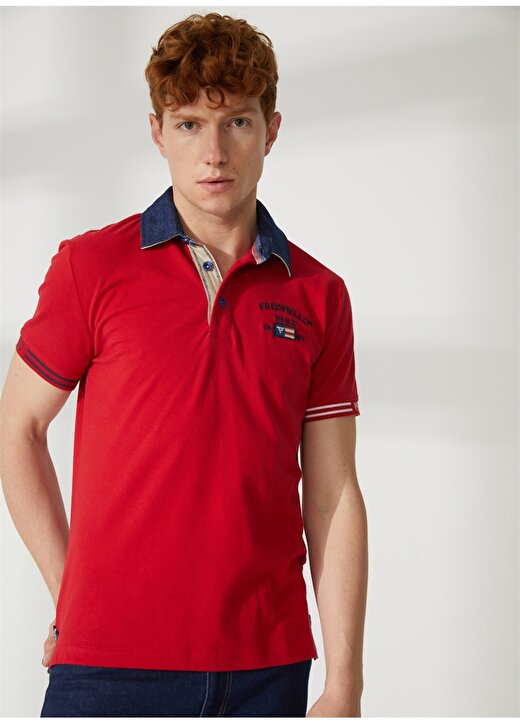 Fred Mello Kırmızı Erkek Polo T-Shirt FM23S23QCRED 2