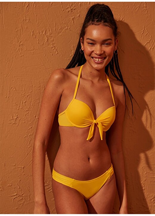 Penti Sarı Kadın Basic Hipkini Bikini Altı PL857J5R23IY 1