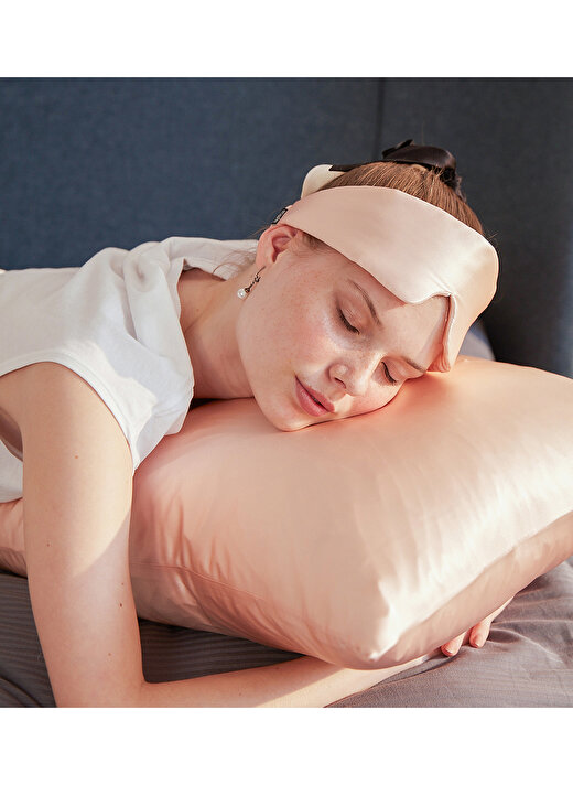 Beauty Pillow  %100 İpek Yastık Kılıfı Blush Pembe Renk(Standart 50x70cm) 1