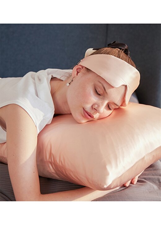 Beauty Pillow %100 İpek Yastık Kılıfı Blush Pembe Renk(Standart 50X70cm) 1