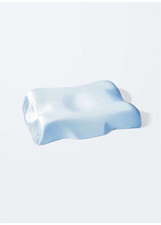 Beauty Pillow %100 İpek Yastık Kılıfı Mavi Renk 1