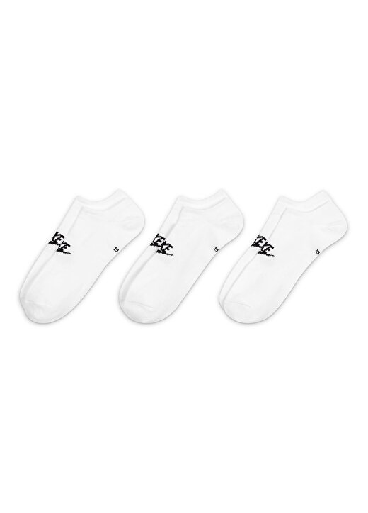 Nike Beyaz Unisex Spor Çorap DX5075-100 U NK NSW EVERYDAY ESS 2