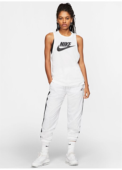 Nike Beyaz Kadın Atlet CW2206-100 W NSW TANK MSCL FUTURA 3