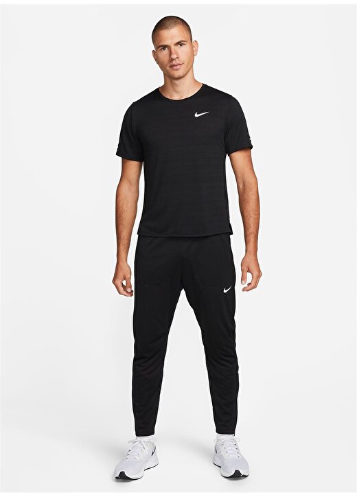 Nike Siyah - Gri - Gümüş Erkek Yuvarlak Yaka Eşofman Altı DQ4740-010 M NK DF PHENOMKNIT PANT 1