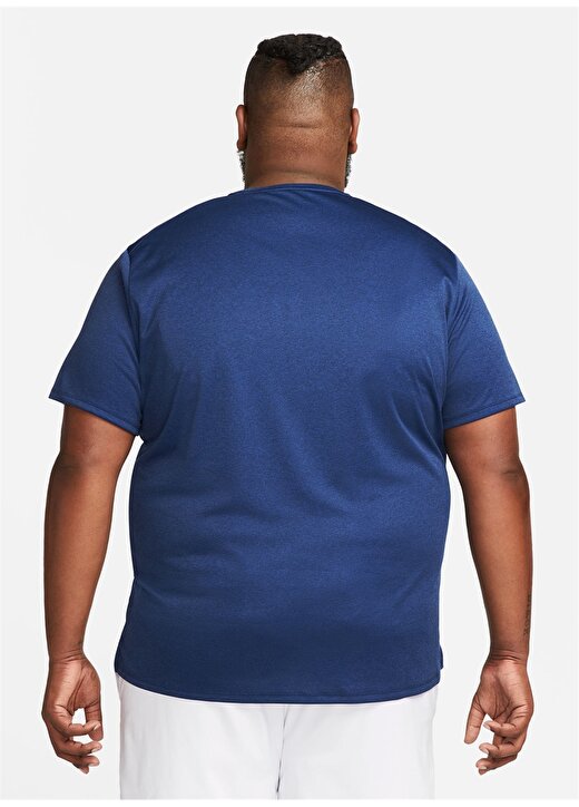 Nike Mavi Erkek Yuvarlak Yaka T-Shirt DV9315-480 M NK DF UV MILER SS 2