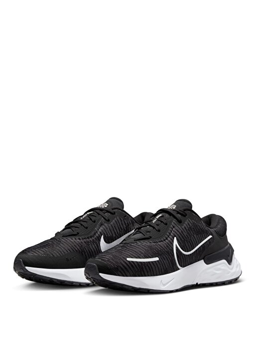 Nike Siyah - Gri - Gümüş Kadın Deri Koşu Ayakkabısı DR2682-002 W NIKE RENEW RUN 4 3