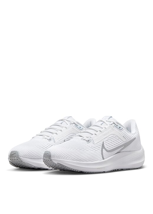 Nike Beyaz Kadın Deri Koşu Ayakkabısı DV3854-101 W NIKE AIR ZOOM PEG 40 3