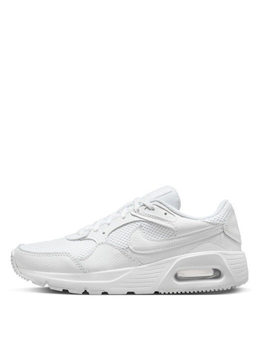 Nike Beyaz Kadın Deri Lifestyle Ayakkabı CW4554-101 WMNS   AIR MAX SC   4