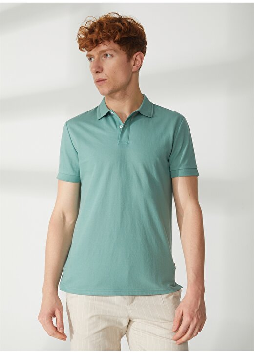 AT.P.CO Yeşil Erkek Polo T-Shirt A265P75343- 2