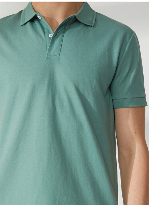 AT.P.CO Yeşil Erkek Polo T-Shirt A265P75343- 4