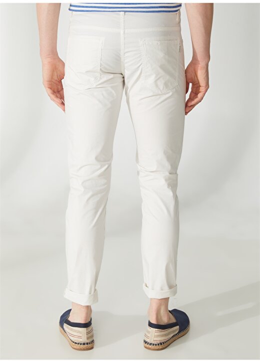AT.P.CO Normal Bel Normal Paça Slim Fit Beyaz Erkek Pantolon A261DAVE362TC506/TB 4