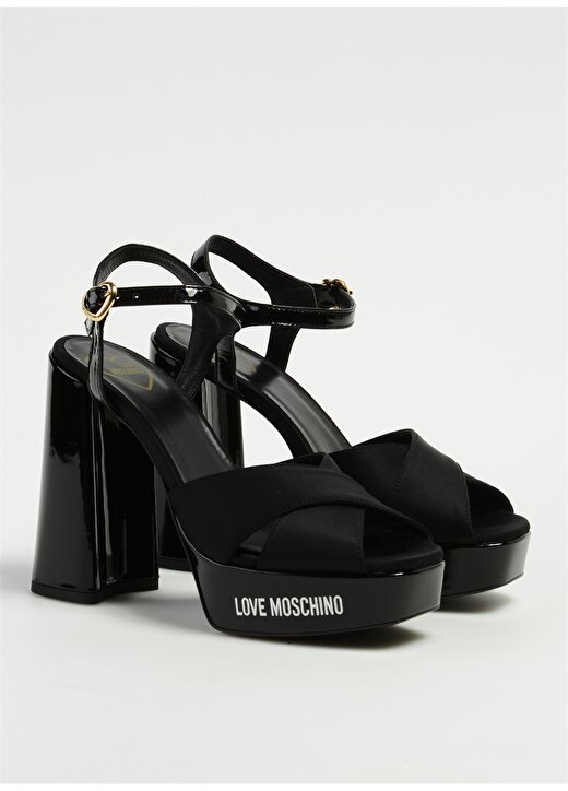 Love Moschino Siyah Kadın Topuklu Ayakkabı JA1605CG1GIM100A 2