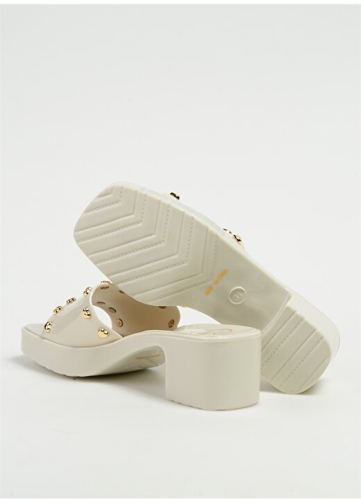 Love Moschino Beyaz Kadın Topuklu Sandalet JA28266G0GI51120 4