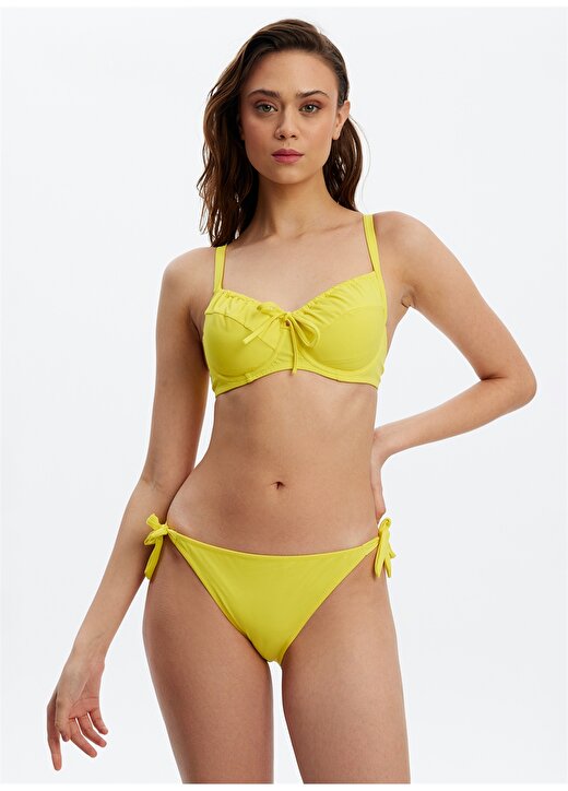 Louren Sarı Kadın Bikini Alt LRN22YKMM8505 1