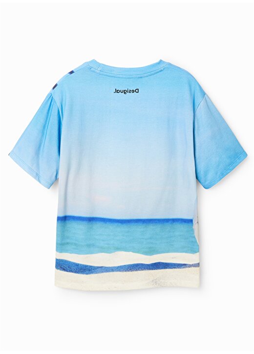 Desigual Baskılı Çok Renkli Erkek Çocuk T-Shirt 23SBTK14 4
