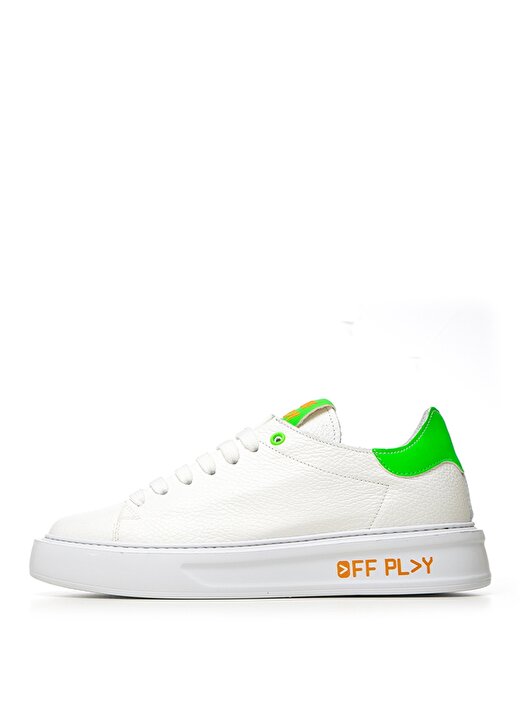 Off Play Beyaz Kadın Deri Sneaker XWFIRENZE1CV02GM23 1