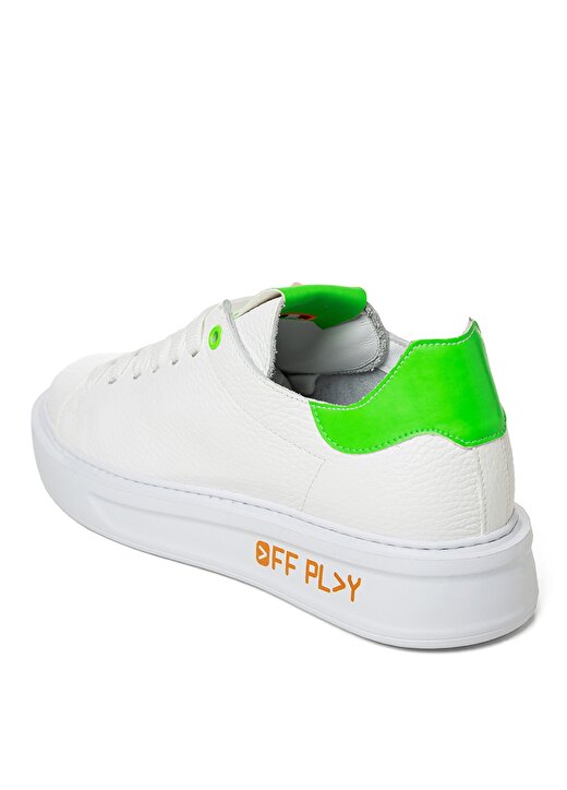 Off Play Beyaz Kadın Deri Sneaker XWFIRENZE1CV02GM23 4