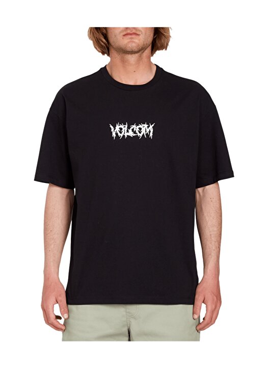 Volcom Siyah Erkek T-Shirt A4312304_Volcom Edener Lse Blk Tişö 1
