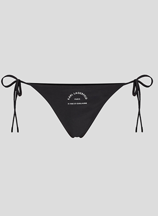 KARL LAGERFELD Siyah Kadın Bikini Alt 230W2216 4