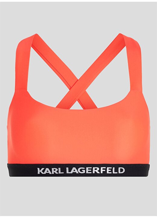 KARL LAGERFELD Turuncu Kadın Bikini Üst 230W2213 4