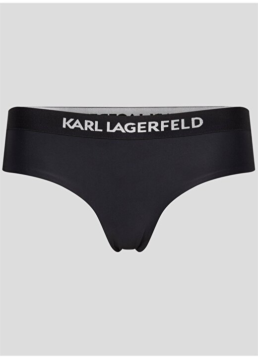 KARL LAGERFELD Siyah Kadın Bikini Alt 230W2214 4