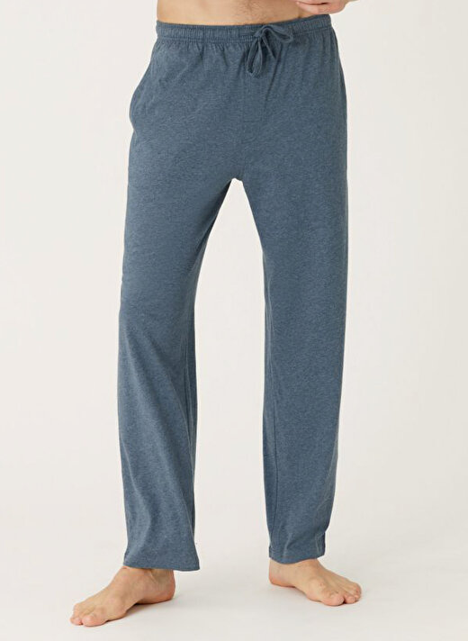 Marks & Spencer Açık Mavi - Lacivert Erkek Pijama Alt 0500 1