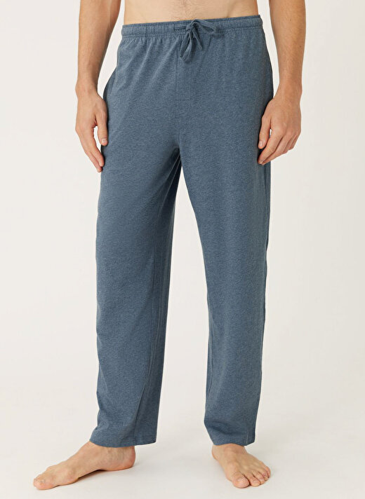Marks & Spencer Açık Mavi - Lacivert Erkek Pijama Alt 0500 3